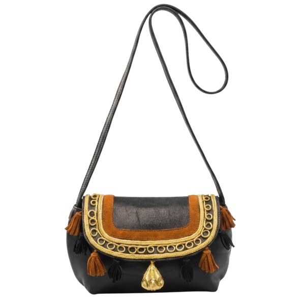 Sac Besace aux Franges et Wechwech de Djerba